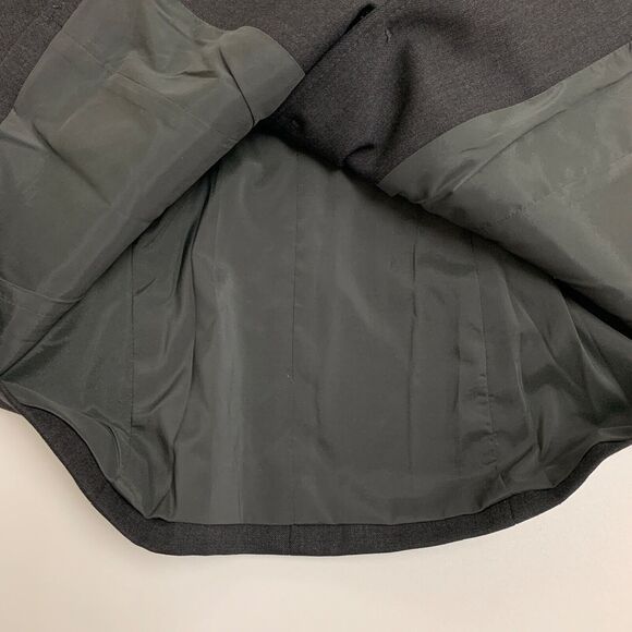 American Airlines Twinhill Jacket Womens 0 Dark Charcoal Uniform Wool Blend - Picture 9 of 12